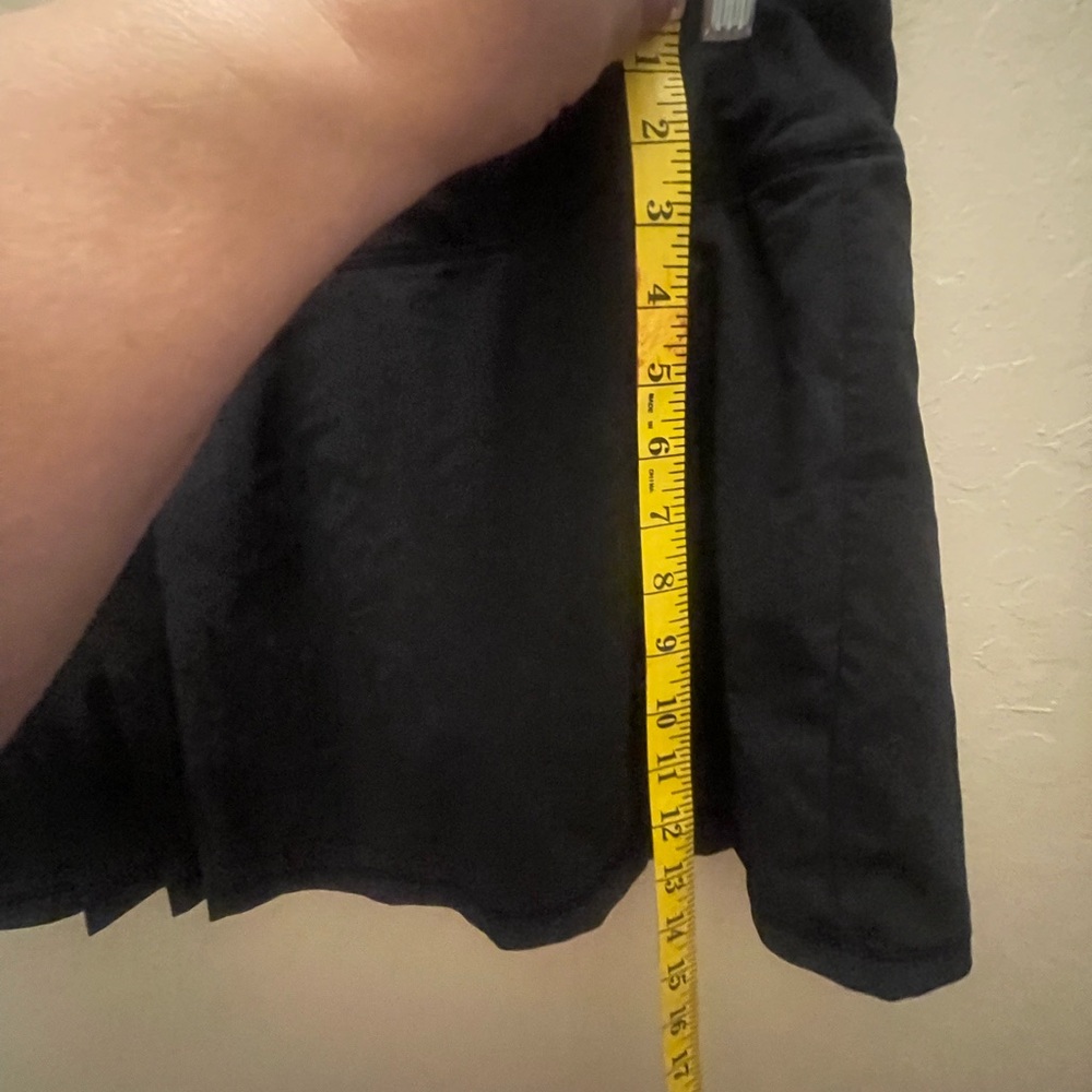 Athleta Black Mini Skort with Pink Stitching Small - Picture 4 of 4